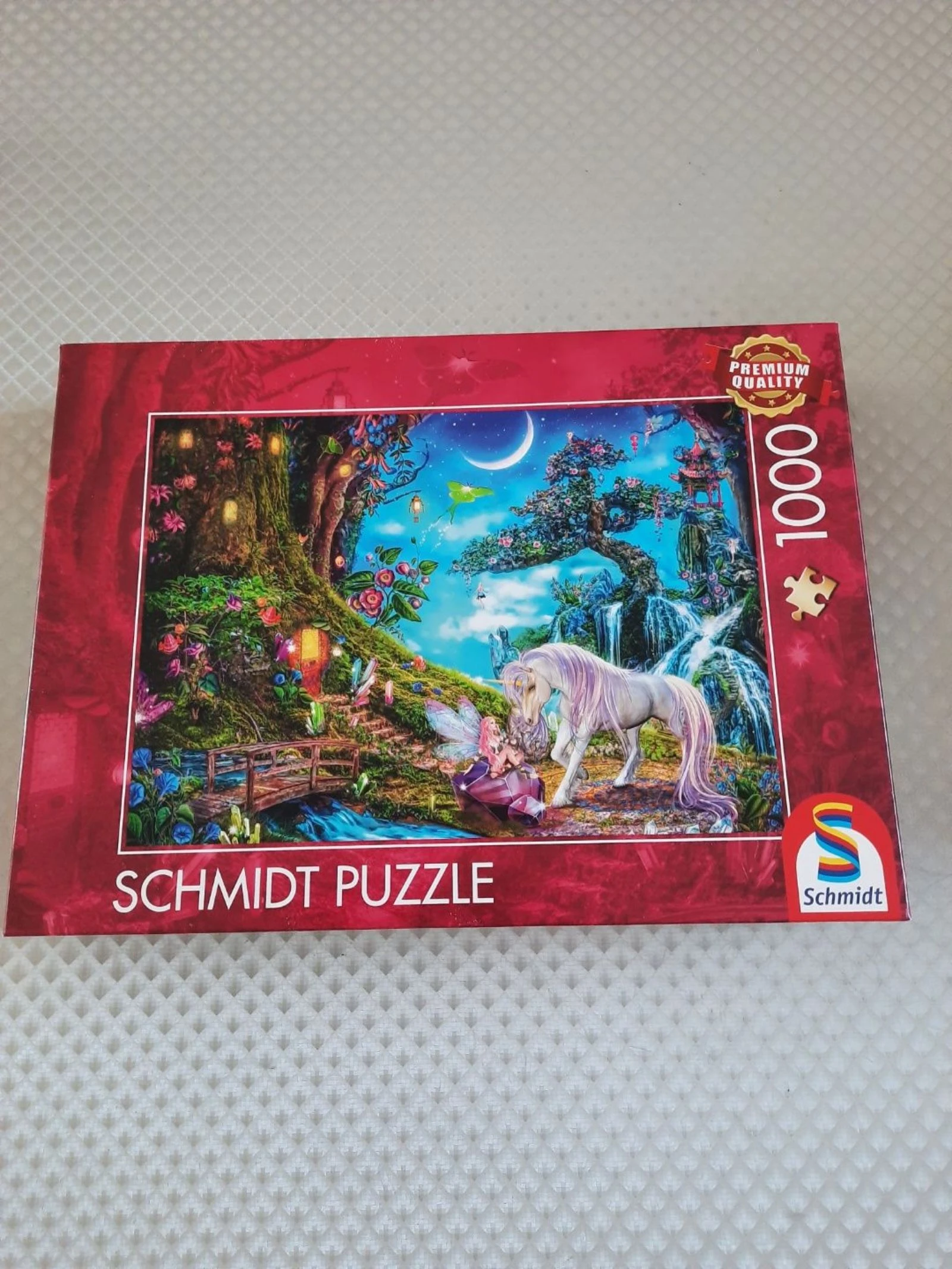 Puzzle Schmidt 1000 pièces – Licorne et univers féerique – Complet
